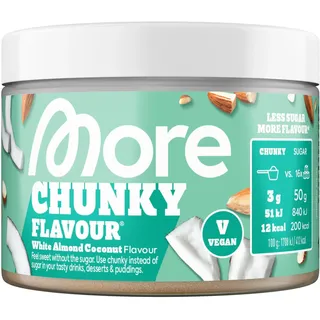 MORE Nutrition Chunky Flavour White Almond Coconut 150 g