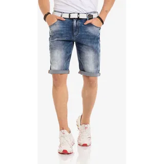 Cipo & Baxx Caprijeans, blau