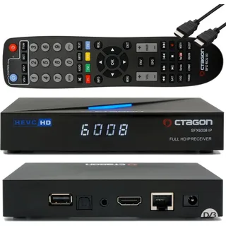 Octagon SFX6008 IP TV-Box HD IPTV Receiver, Dual OS E2 Linux Smart H.265 HEVC, NEU