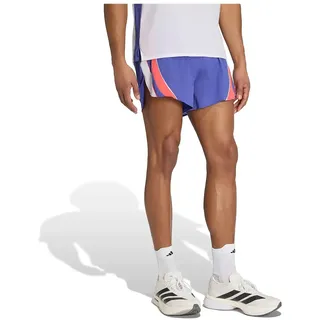 Adidas Adizero Archive Running 3 ́ ́ Kurze Hose - Dual Indigo / Semi Lucid Red / White - XL