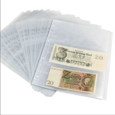 Bild Banknoten Einsteckblätter PP, transparent