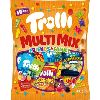 Trolli MULTI MIX Friends & Family Fruchtgummi 18 St./ 430,0 g