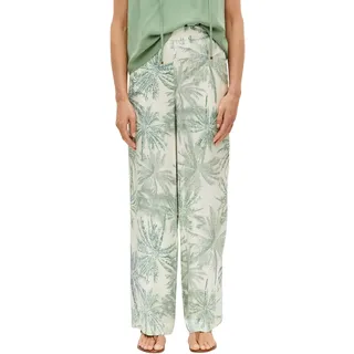 s.Oliver Wide-Leg-Hose aus Satin mit Elastikbund