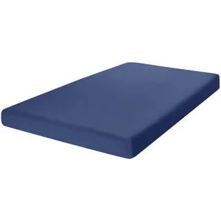 Primera Spannbettlaken Mako-Jersey 90 x 200 - 100 x 200 - 120 x 200 cm blau