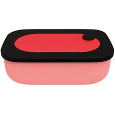 Guzzini - On The Go, Lunchbox mit Behälter - Leuchtendes Rot, 20x12xh7 cm – 900 cc (Container 11x8,5xh4,5 cm – 300 cc) - 17110031