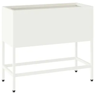 vidaXL Hochbeet Gartenpflanzer 60 x 26 x 45 cm Weiß