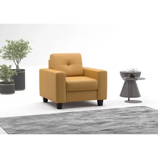 Home Affaire Sessel Varese Kreuznaht 96 x 91 x 90 cm Beige