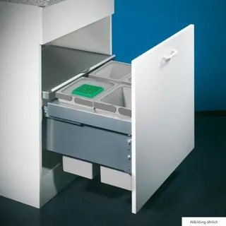 Cox Base 360 s/600-4, Abfallsammler für Frontauszüge, ohne Biodeckel, anthrazit