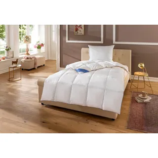 Hanse by RIBECO »Lina« weiß B:155cm L:220cm, Füllung: 90% Daunen 10% Federn, Bettdecken, Hochwertiges Naturprodukt!,