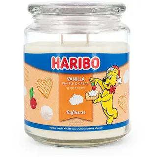 HARIBO Vanilla Waffle Cream Duftkerze 510 g beige