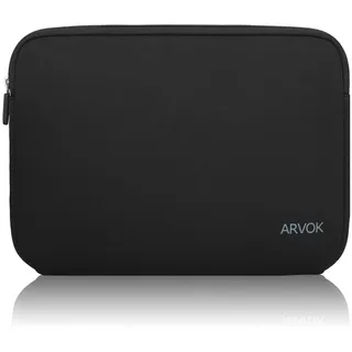 Arvok 15 15,6 16 Zoll Laptoptasche Schutzhülle Wasserdicht, Laptop Sleeve Case Laptophülle Notebook Hülle Tasche für Acer, Asus, Dell, Lenovo, HP, Samsung, 39x28x3 cm, Schwarz