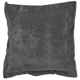 Kawola Flatterkissen Gross Sephi Cord , Anthrazit , Textil , 95x95 cm , Heimtextilien, Wohntextilien, Kissen, Zierkissen