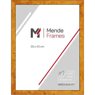 MendeFrames Bilderrahmen Holz Wurzel Hell 50x70 cm Glas Museum