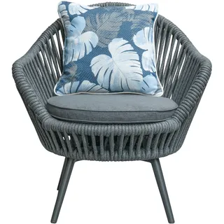LC Garden Bari Drehsessel Aluminium / Anthrazit