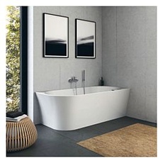 Bild DuraSenja Badewanne, weiß, Ecke rechts,