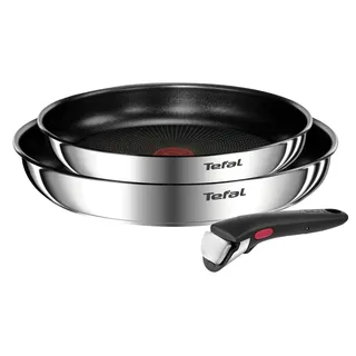 Tefal Ingenio Emotion Kochgeschirr-Set 3-teilig L897S374 - Silber