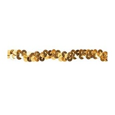 Elastik-Paillettenband, gold, Breite: 10 mm, Länge: 3 m
