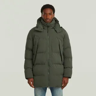 G-Star für Herren. D26887-D518-995 Whistler Padded 2.0 Parka grün (XS), Lässig, Polyester