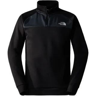 The North Face Herren Reaxion 1/4 Zip Fleece Pullover (Größe S, schwarz)