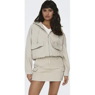 Cordjacke mit Kapuze Lässige Jacke für den urbanen Look | XS - Beige