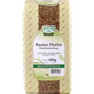 FUCHS bunter Pfeffer Gewürzmischung geschrotet 1000g