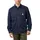 Relaxed Fit Denim Fleece Lined Snap-Front Shirt