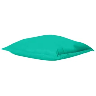 Pouf Kissen, 70 x 70 cm, Türkis