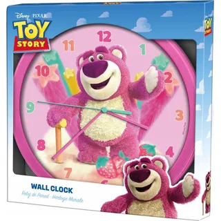 Disney Spielzeug Story Lotso Strawberry Wanduhr 25 cm - Rosa