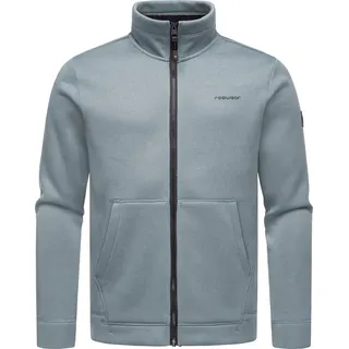 Sweatjacke RAGWEAR "Sweatjacke Fabbian Collar", Herren, Gr. 3XL, grau, Obermaterial: 100% Polyester PES. Futter: 100% Polyester PES., Sweatjacken Sweatjacke