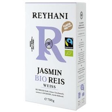 Bio Fairtrade Thai Jasmin Reis weiß 750g - Passt gut zu Curry - Blumiger Duft - feiner Geschmack - weißes Langkorn - leicht klebend von Reyhani
