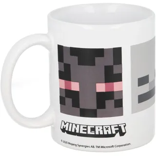 KERAMIKTASSE 325 ML | MINECRAFT, 1 Unidad (Paquete de 1), Bunt, Multicolored (Blue, Red, Green)