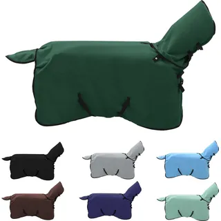 vidaXL Pferdedecke Dunkelgrün Polyester - Grün