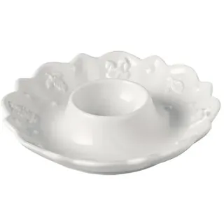 Villeroy & Boch - Toy's Delight Royal Classic Eierbecher Weiß, Spülmaschinenfest, Mikrowellensicher, Eierbecher Weihnachten für Frühstück, Geschirr Weihnachten, Weihnachtsdeko, Premium Porzellan