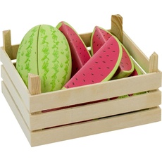 Bild von Melonen in Obstkiste