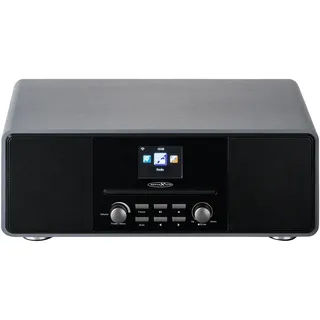 Reflexion HRA19DAB/GR Tischradio DAB+, DAB, UKW MP3, CD, BluetoothÂ®, AUX, UKW Inkl. Fernbedie