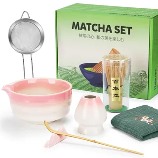 alyvisun Matcha Set Rosa 7-tlg.