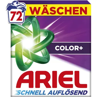 Ariel Pulver Waschmittel Color+ 72 WL