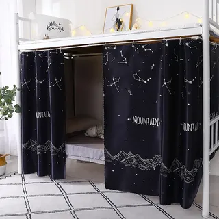 Bettvorhang Hochbett Kinder Etagenbett Vorhang Bettvorhänge Schlafzimmer Betthimmel Mädchen Jungen Bettzelt Schlafsaal Bett Vorhänge Cartoon Schlafzelt Kinderzimmer Bett Zelt Umrandung 2x1.15m (LxH)