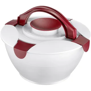Westmark 2422, Salatschleuder Rot, Weiß, Kurbel/Griff,