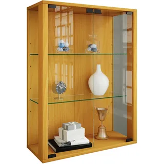 VCM Hängevitrine Udina 60 x 25 x 80 cm Braun