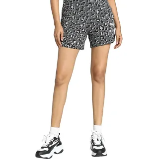 Puma ESS+ Animal 5" AOP Shorts, Unisex-Erwachsene Gestrickte Shorts, PUMA Black, 677928