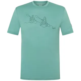 Super.Natural M Kanulines Tee lagoon green/blueberry (47I) XXL