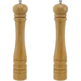 Pfeffermühle Set (2 Stück), FACKELMANN PROFESSIONAL, Holz, 32 cm, Manuell