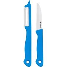 Keramik 2er Set Messer + Schäler BLAU