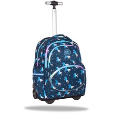 Coolpack F035670, Schulrucksack mit Rollen STARR BLUE UNICORN, Multicolor