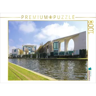 Calvendo Puzzle Bundeskanzleramt in Berlin | 1000 Teile Lege-Größe 64x48cm Foto-Puzzle für glückliche Stunden