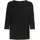 Glamour 3/4-arm T-shirt Black M