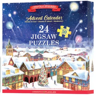 Christmas Memories - Puzzle Adventskalender - 24 x 50 Teile Weihnachtspuzzle