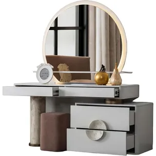 Schminkkommode Schminkkonsole Konsole Kosmetiktisch Beauty-Tisch Frisiertisch - Weiß