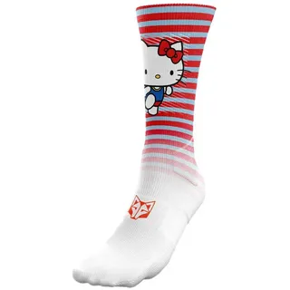 Otso Hello Kitty Stripes Socken - Blue / Red - EU 40-43
